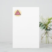 フリーメーソン記号 便箋 (スタンド正面)