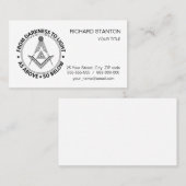 フリーメーソン記号 名刺 (正面/裏面)