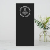 フリーメーソン記号 招待状 (スタンド正面)