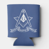 フリーメーソン記号 缶クーラー (裏面)