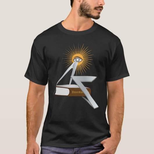 フリーメーソン記号 Tシャツ (正面)
