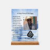 フリーメーソン記念写真 アクリルサイン (正面)