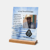 フリーメーソン記念写真 アクリルサイン (傾斜)