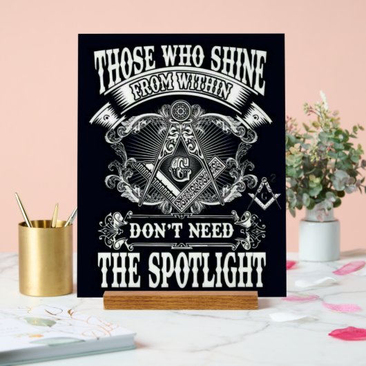 フリーメーソン アクリルサイン (ウェディング)