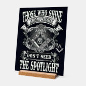 フリーメーソン アクリルサイン (傾斜)