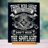 フリーメーソン アクリルサイン (ニュートラル)