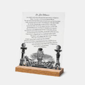 フリーメーソン アクリルサイン (傾斜)