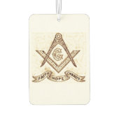 フリーメーソン カーエアーフレッシュナー (裏面)