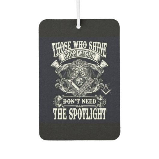 フリーメーソン カーエアーフレッシュナー (正面)