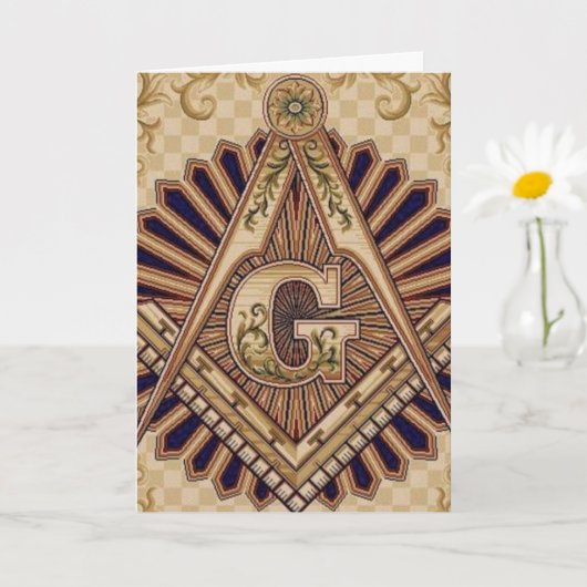 フリーメーソン カード (小さな植物)