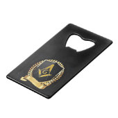 フリーメーソン クレジットカード栓抜き (裏面アングル)