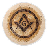 フリーメーソン セラミックノブ (正面)