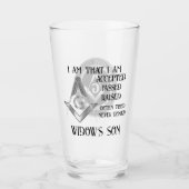 フリーメーソン タンブラーグラス (正面)