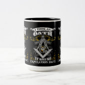 フリーメーソン ツートーンマグカップ (中央)