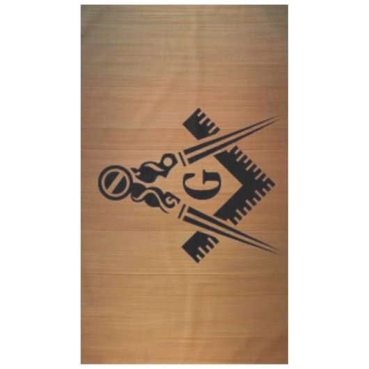 フリーメーソン テーブルクロス (正面)