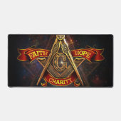 フリーメーソン デスクマット (正面)