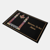 フリーメーソン ドアマット (アングル)