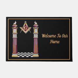 フリーメーソン ドアマット