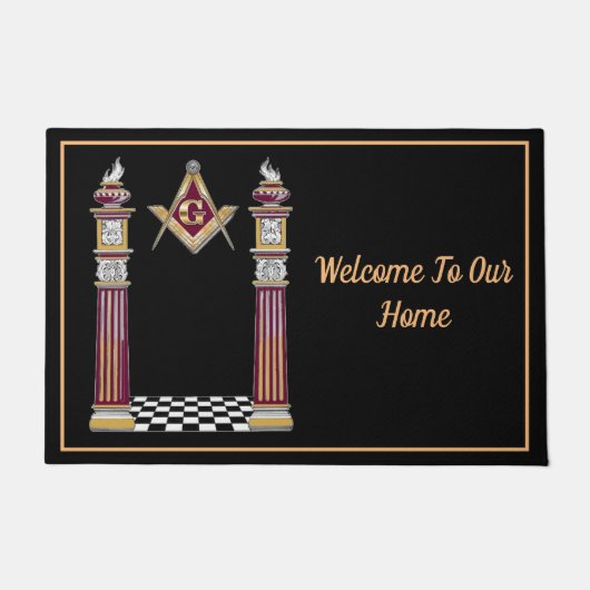 フリーメーソン ドアマット (正面)