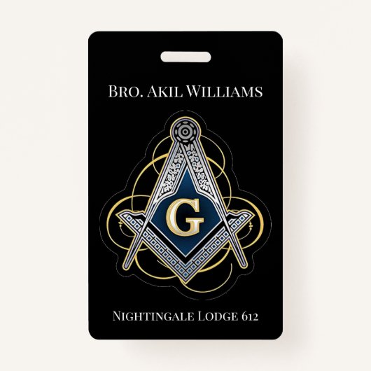 フリーメーソン バッジ (裏面)