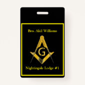 フリーメーソン バッジ (正面)