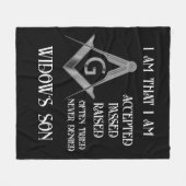 フリーメーソン フリースブランケット (正面(横))