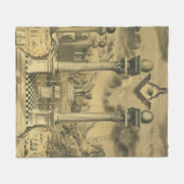 フリーメーソン フリースブランケット (正面(横))