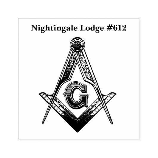 フリーメーソン ラバースタンプ (インプリント)