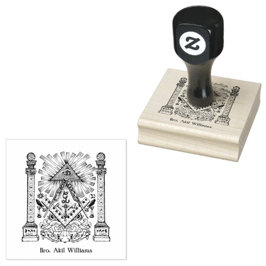 フリーメーソン ラバースタンプ (押印)