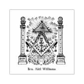 フリーメーソン ラバースタンプ (インプリント)