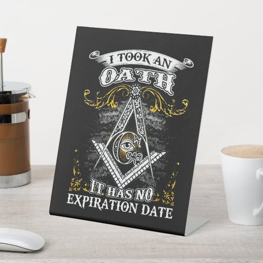 フリーメーソン 台座サイン (インサイチュ)