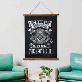 フリーメーソン 吊り下げ型タペストリー