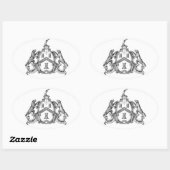 フリーメーソン 楕円形シール (シート)