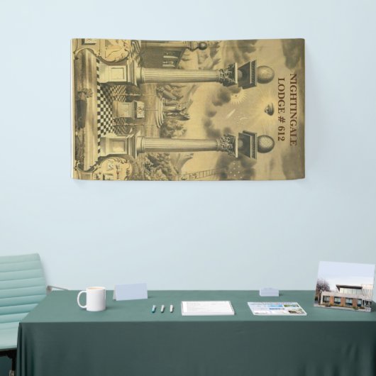 フリーメーソン 横断幕 (トレードショー)