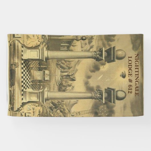 フリーメーソン 横断幕 (横)