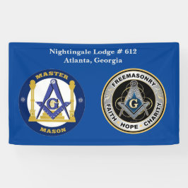 フリーメーソン 横断幕