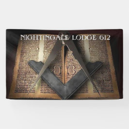 フリーメーソン 横断幕