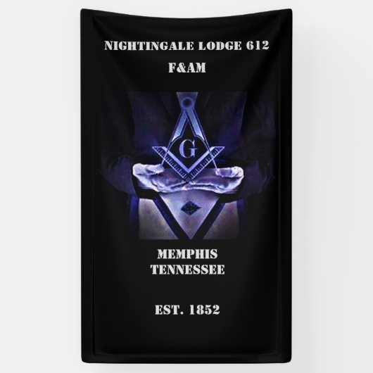 フリーメーソン 横断幕 (縦)