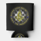 フリーメーソン 缶クーラー (正面)