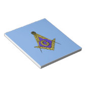 フリーメーソン（青） ノートパッド (アングル)