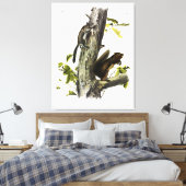 フリーモントのリスと安っぽいリス、オードボン キャンバスプリント (インサイチュ (寝室))