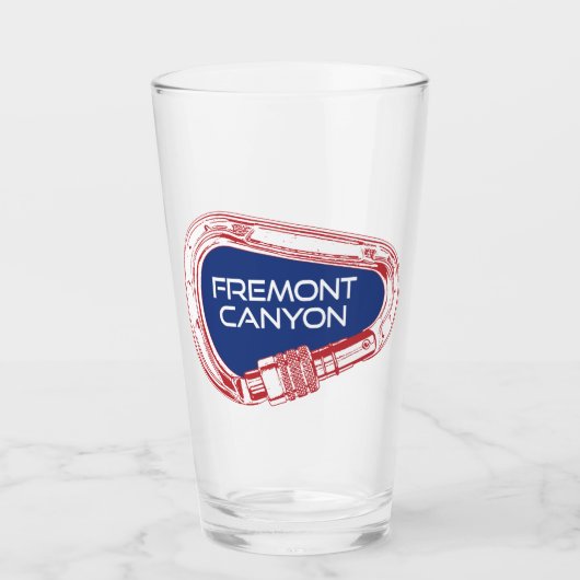 フリーモントキャニオンワイオミンロック登山カラビナー タンブラーグラス (正面)