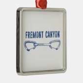 フリーモントキャニオンワイオミンロック登山クイックドロー メタルオーナメント (右)