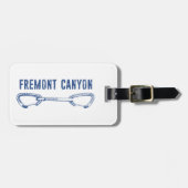 フリーモントキャニオンワイオミンロック登山クイックドロー ラゲッジタグ (正面横)