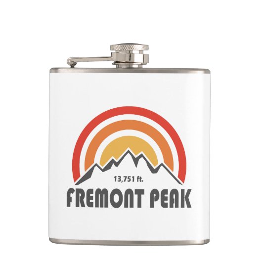 フリーモントピークワイオミング フラスク (正面)