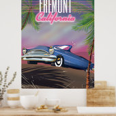 フリーモント・カリフォルニアの旅行ポスター ポスター (キッチン)