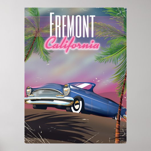 フリーモント・カリフォルニアの旅行ポスター ポスター (正面)
