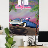 フリーモント・カリフォルニアの旅行ポスター ポスター (ホームオフィス)