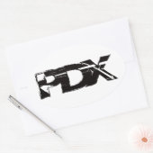 フリーモントPDX 楕円形シール (封筒)