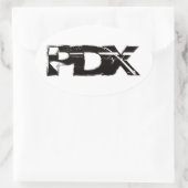 フリーモントPDX 楕円形シール (バッグ)